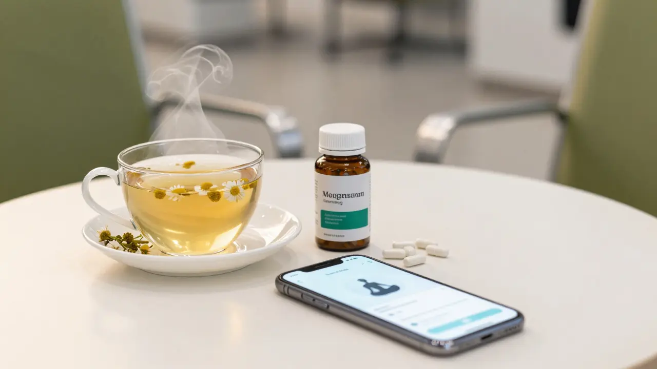 Bezpečné alternativy pro relaxaci při cestování: čaj a doplňky stravy
