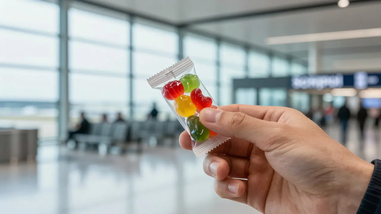 Cestování s edibles z Amsterdamu: Pravidla a rizika v roce 2026